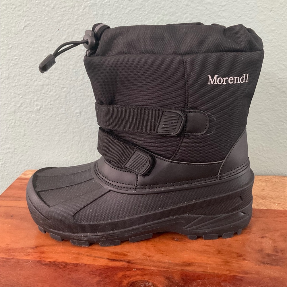 Black Winter Snow Boots